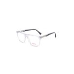 MONTURA DE ACETATO PARA CABALLERO COLOR TRANSPARENTE DOBLE BISAGRA