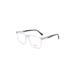 montura de acetato para hombre transparente