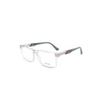 MONTURA DE ACETATO PARA CABALLERO COLOR TRANSPARENTE DOBLE BISAGRA