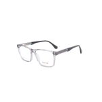 MONTURA DE ACETATO PARA CABALLERO COLOR TRANSPARENTE COLOR GRIS DOBLE BISAGRA